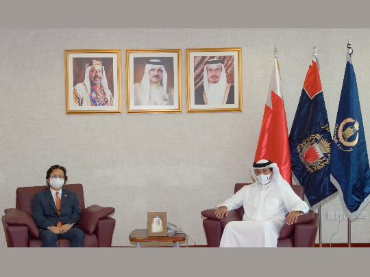 معالي رئيس الجمارك يستقبل سفير كوريا الجنوبية لدى مملكة البحرين